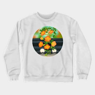 Minhwa: Trumpet Creeper C Type (Korean traditional/folk art) Crewneck Sweatshirt